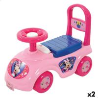 Loopauto Minnie Mouse 43 x 37 x 21 cm (2 Stuks)