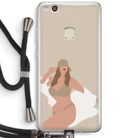 One of a kind: Huawei Ascend P10 Lite Transparant Hoesje met koord