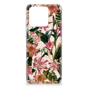 Xiaomi Redmi 10C TPU Case Flowers