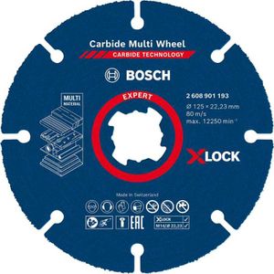 Expert X-LOCK Carbide MultiWheel doorslijpschijf, Ã˜ 125mm Doorslijpschijf