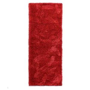 Tapeso Hoogpolige loper Velours - Posh rood - 80x300 cm