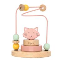 Trixie houten motoriekspiraal - mrs. cat