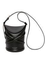 Alexander McQueen petit sac à bandoulière The Curve en cuir - Noir - thumbnail