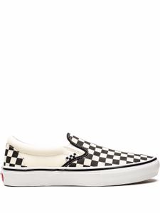 Vans chaussures de skate à damiers - Blanc