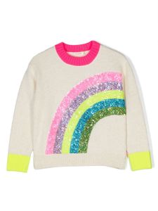 Billieblush pull à sequins - Tons neutres