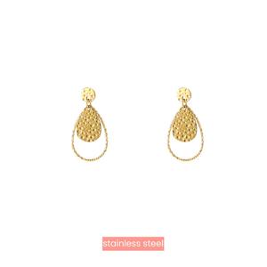 Day&Eve Oorbellen Double Drop Dangle | Goud