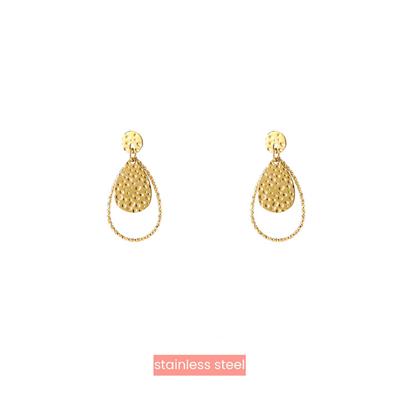 Day&Eve Oorbellen Double Drop Dangle | Goud