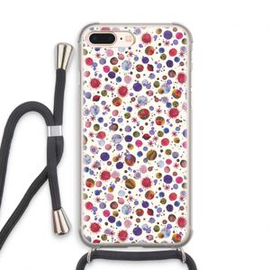 Planets Space: iPhone 7 PLUS Transparant Hoesje met koord