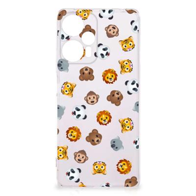 TPU bumper voor Xiaomi Poco F5 Dieren Emojis TPU bumper voor Xiaomi Poco F5 Dieren Emojis