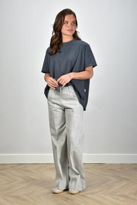 Sea Me Happy broek Woody Woven Jeans white/black
