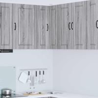 Keukenkast met plank Grijs Sonoma 57 x 57 x 80 cm Bewerkt hout