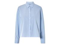 esmara Dames blouse (blauw/wit/gestreept, XS (32/34))