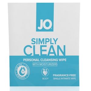 system jo - wipes simply clean fragrance free single