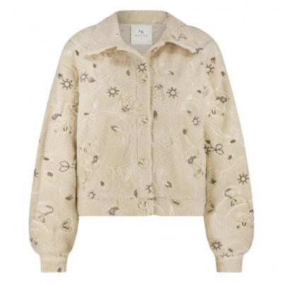 Nukus - Beige | Dames | Jasje | Beige | 3XL | regular | Kamst mode