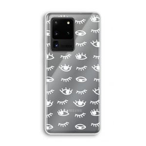 Eye pattern #3: Samsung Galaxy S20 Ultra Transparant Hoesje