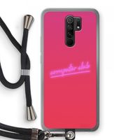 Vice Glow: Xiaomi Redmi 9 Transparant Hoesje met koord