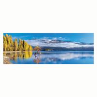 Clementoni panoramapuzzel wanaka&apos;s gouden weerspiegelingen, 1000st.
