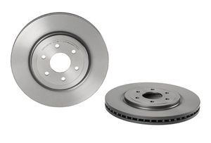 Remschijf COATED DISC LINE BREMBO, Remschijftype: Binnen geventileerd, u.a. für Nissan