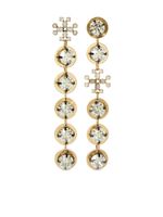 Tory Burch boucles d'oreilles pendantes serties de cristaux - thumbnail