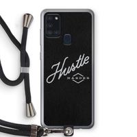 Hustle: Samsung Galaxy A21s Transparant Hoesje met koord