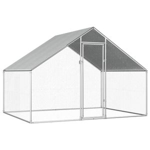VidaXL Kippenhok 2,75x2x1,92 m gegalvaniseerd staal