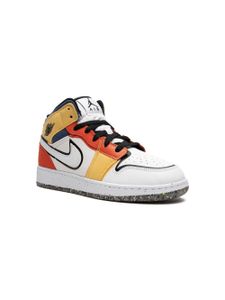 Jordan Kids baskets mi-montantes Air Jordan 1 SE - Blanc