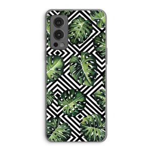 Geometrische jungle: OnePlus Nord 2 5G Transparant Hoesje