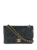 CHANEL Pre-Owned petit sac porté épaule Double Flap - Noir