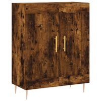 The Living Store Dressoir Retro - Gerookt Eiken - 69.5 x 34 x 90 cm - thumbnail