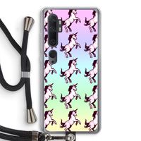 Musketon Unicorn: Xiaomi Mi Note 10 Pro Transparant Hoesje met koord