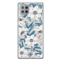 Samsung Galaxy A42 siliconen telefoonhoesje - Touch of flowers