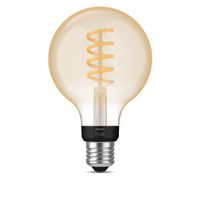 Philips Lighting Hue LED-lamp 871951430148100 Energielabel: G (A - G) Hue White Ambiance E27 Einzelpack Globe G93 Filament 300lm E27 7 W Warmwit tot koudwit - thumbnail