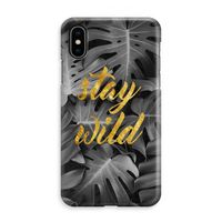 Stay wild: iPhone XS Max Volledig Geprint Hoesje