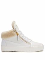 Giuseppe Zanotti baskets mi-montantes Kriss en cuir - Blanc - thumbnail