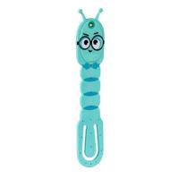 Mondikaarten Flexilight leeslamp bookworm aqua