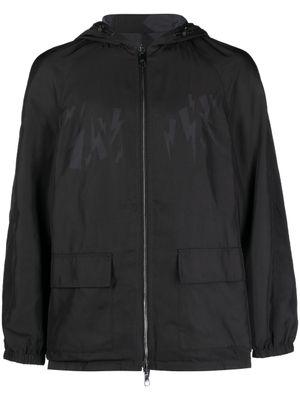 Neil Barrett veste bomber Camouflage à design réversible - Noir
