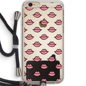 Lipjes: iPhone 6 PLUS / 6S PLUS Transparant Hoesje met koord