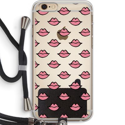 Lipjes: iPhone 6 PLUS / 6S PLUS Transparant Hoesje met koord