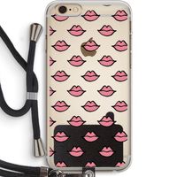 Lipjes: iPhone 6 PLUS / 6S PLUS Transparant Hoesje met koord