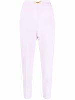 Elisabetta Franchi pantalon court à détail de mors - Violet - thumbnail