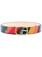 Paul Smith ceinture à rayures - Bleu