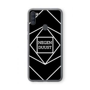 Negenduust geometrisch: Samsung Galaxy A11 Transparant Hoesje