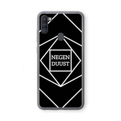 Negenduust geometrisch: Samsung Galaxy A11 Transparant Hoesje