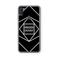 Negenduust geometrisch: Samsung Galaxy A11 Transparant Hoesje