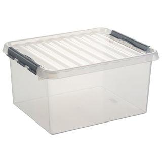 Sunware q-line opbergbox 36l transparant
