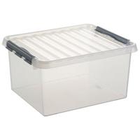 Sunware q-line opbergbox 36l transparant