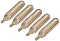 Radon co2 cartridge 38g with thread, pack of five