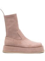 GIABORGHINI bottines Rosie Eco en daim - Rose