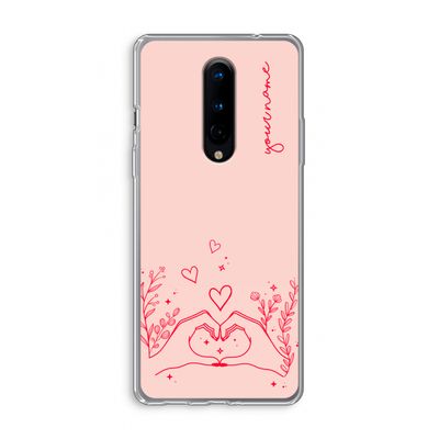 Love is in the air: OnePlus 8 Transparant Hoesje
