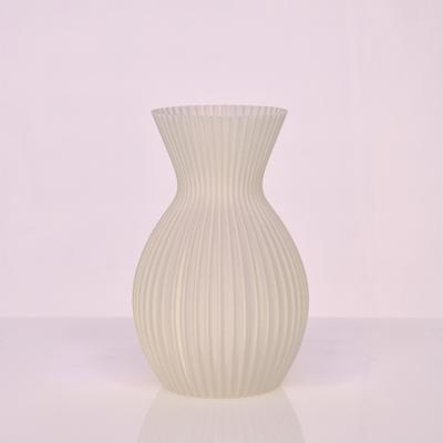 Lily 3D vaas 20x13cm Wit